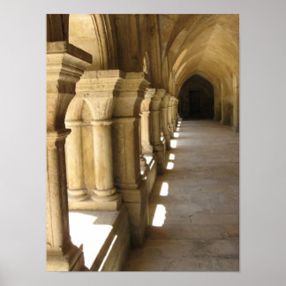Abbey vid Fontaine Poster