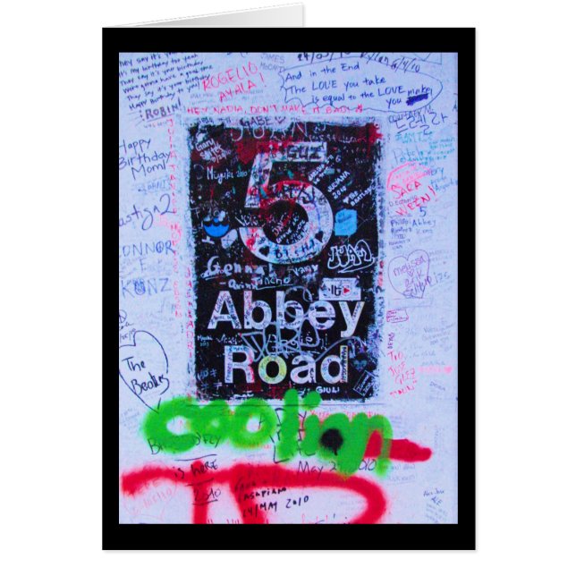 Abbeyväg 5 hälsningskort (Framsidan)