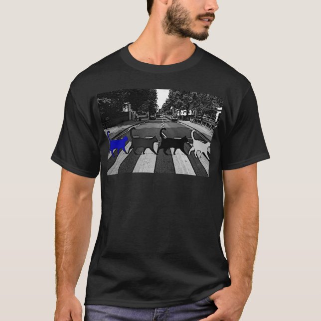 Abbeyvägkatter T-shirt (Framsida)