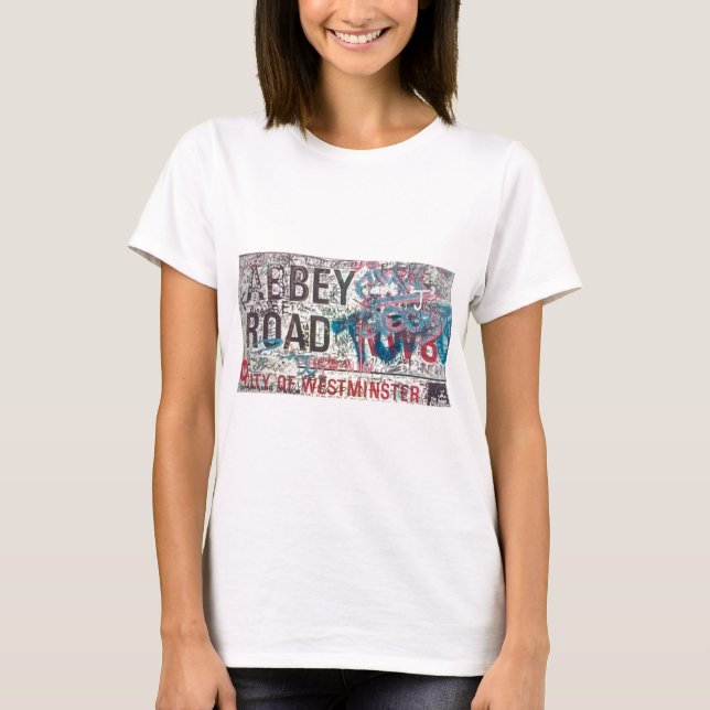 Abbeyvägmärke T-shirt (Framsida)