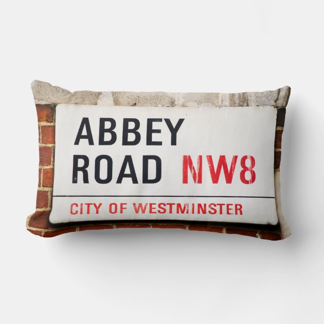 Abbeyvägstudior London kudder Lumbarkudde (Framsida)