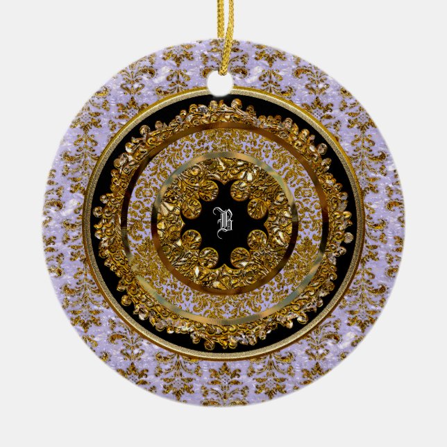 Abbigail Edeline Victorian Anpassade Julgransprydnad Keramik (Framsidan)