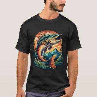 abborre fisk t shirt