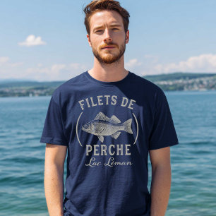 Abborrefilé Filets de Perch Lake Geneva T Shirt