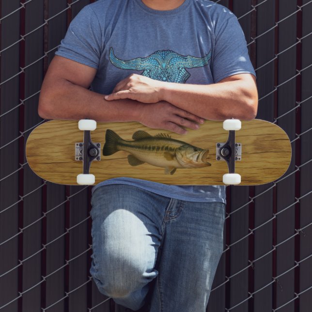 Abborrfiske Mini Skateboard Bräda 18,5 Cm (Utomhus 3)