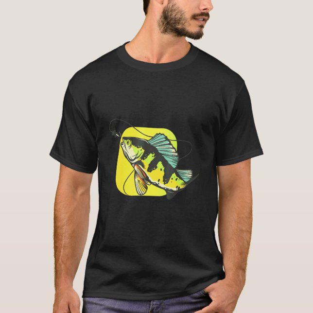 Abborrfiske T Shirt (Framsida)