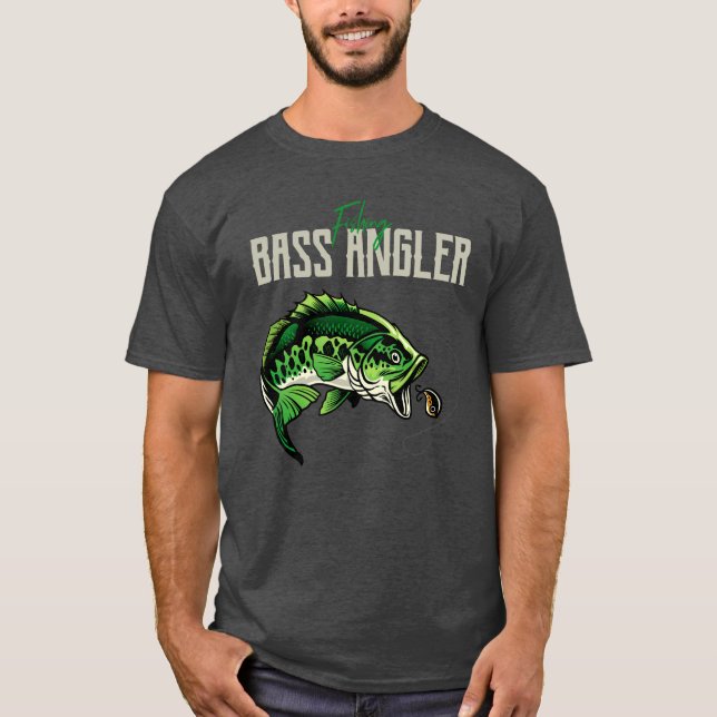 Abborrfiske T Shirt (Framsida)