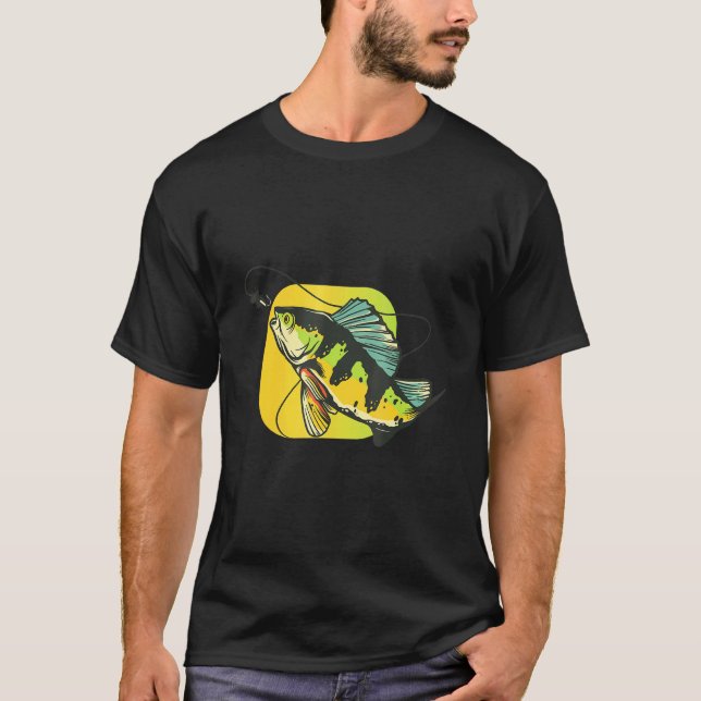 Abborrfiske T Shirt (Framsida)