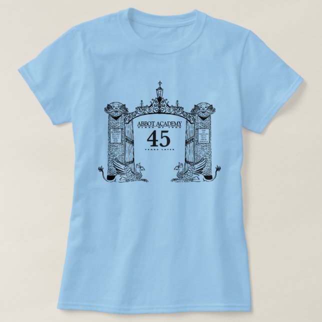 ABBOT 45 år mer sistnämnd Tee Shirt (Design framsida)