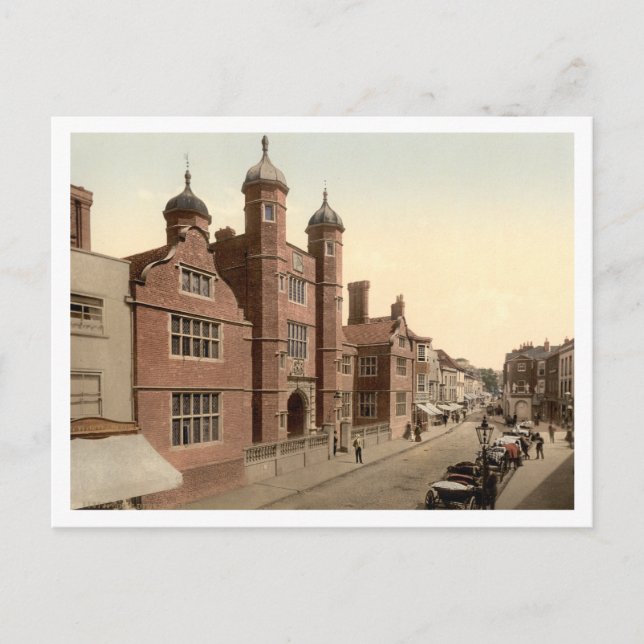 Abbot's Hospital, Guildford, Surrey, England Vykort (Framsida)