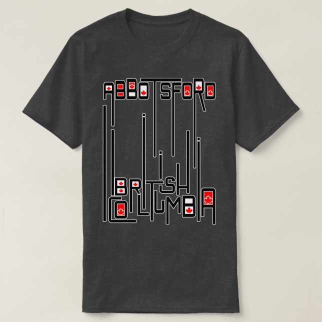 Abbotsford British Columbia T Shirt (Design framsida)