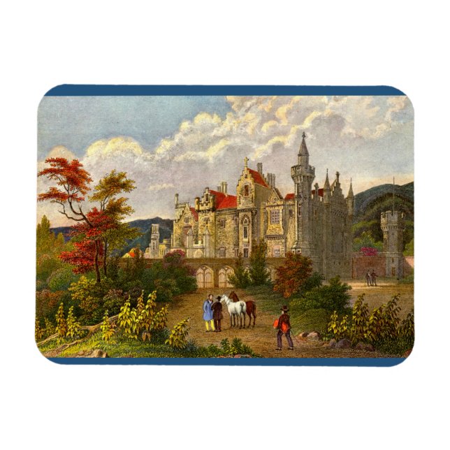 Abbotsford House-tryckning Magnet (Horisontell)