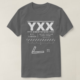 Abbotsford Internationell flygplats YXX T Shirt