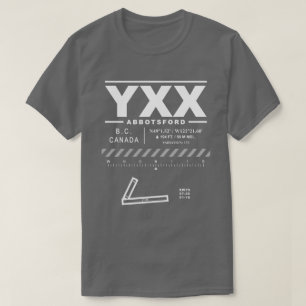 Abbotsford Internationell flygplats YXX T Shirt