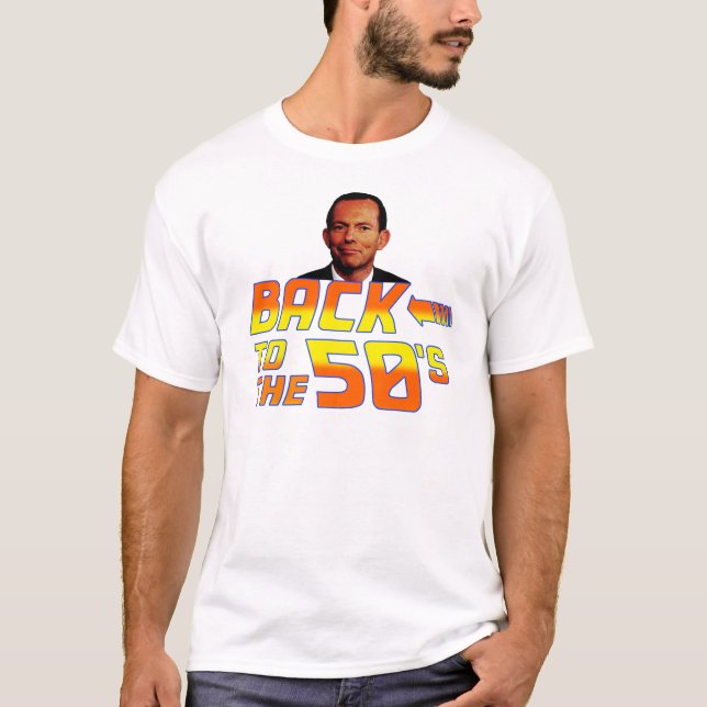 Abbott- baksida till 50-tal tee shirt (Framsida)