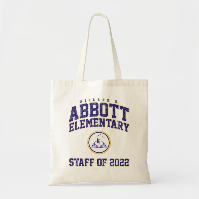 Abbott Elementary - Abbott Elementary Staff of 200 Tygkasse (Framsidan)