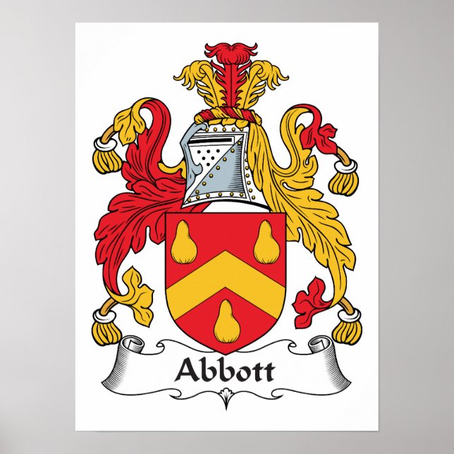 Abbott Family Crest Poster (Framsidan)