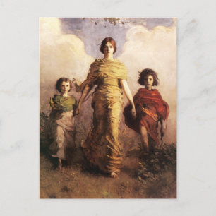 Abbott Handerson Thayer A Virgin Postcard Vykort