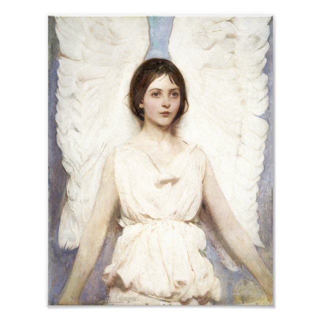Abbott Handerson Thayer Angel Print Fototryck (Framsidan)
