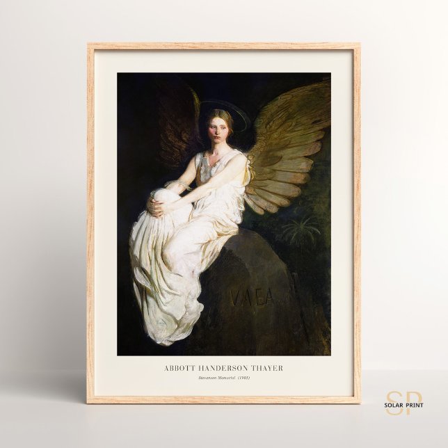 Abbott Handerson Thayer Angel Vingar Stevenson Poster (Skapare uppladdad)