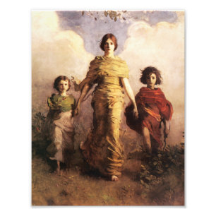 Abbott Handerson Thayer en oskuld Fototryck