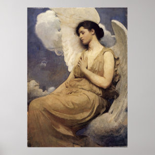Abbott Handerson Thayer påskyndad figur Poster