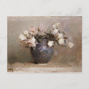 Abbott Handerson Thayer Ro still Life Flowers Vykort
