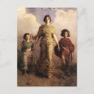 Abbott Handerson Thayer Virgin Vykort