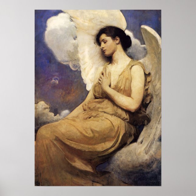 Abbott Handerson Thayer Winged Figur Poster (Framsidan)