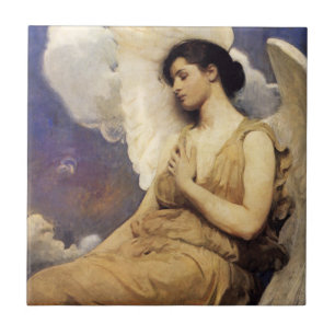 Abbott Handerson Thayer Winged Figur Tile Kakelplatta