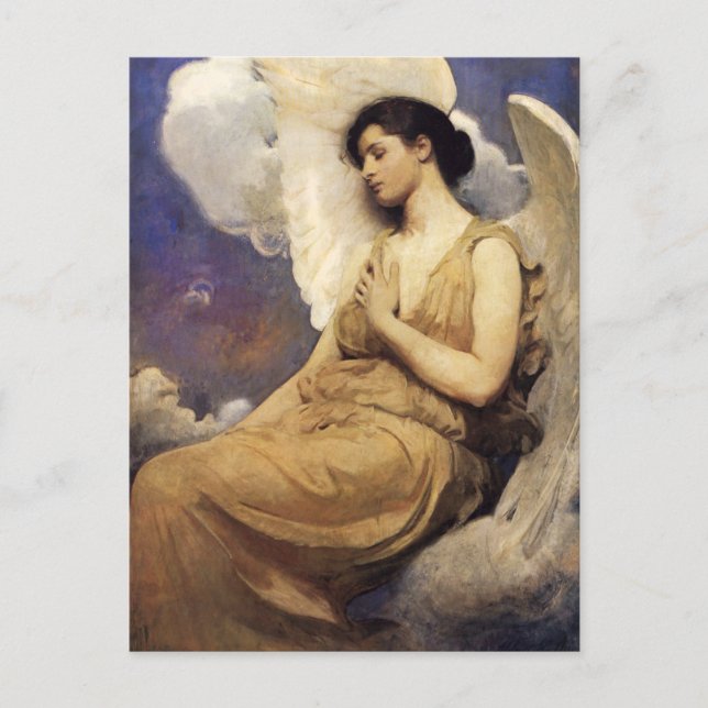 Abbott Handerson Thayer Winged Figur vycard Vykort (Framsida)