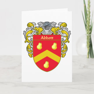 Abbott Jackat av Arm (Mantled) Anteckningskort