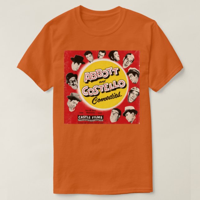 Abbott och Costello Comedies T Shirt (Design framsida)