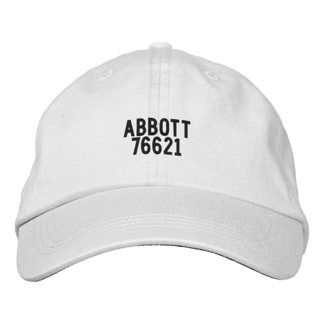 Abbott TEXAS Hatt Broderad Keps (Framsida)