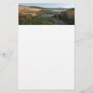 Abbotts Lagoon I vid Point Reyes National Seashore Brevpapper