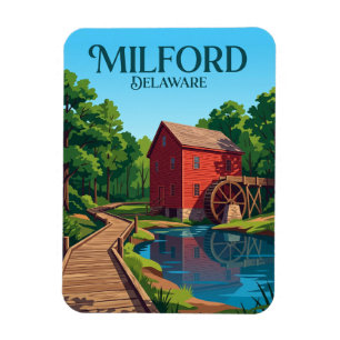 Abbott's Mill Naturcenter USA Magnet