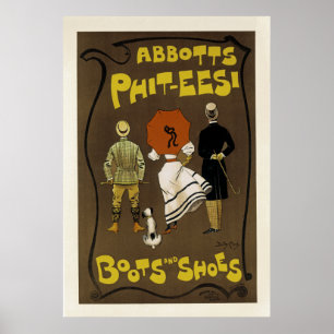 Abbotts Phit-Eesi ~ Boots and Shoes Poster