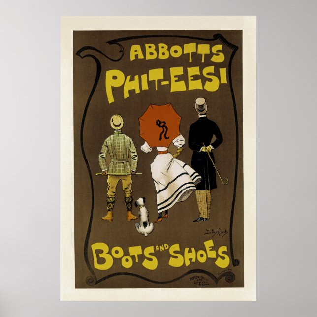 Abbotts Phit-Eesi ~ Boots and Shoes Poster (Framsidan)