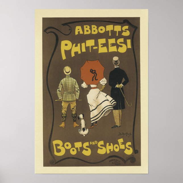 Abbotts Phit-eesi Boots and Shoes Poster (Framsidan)