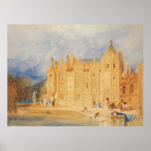 Abbspatial House, Abbey of St Ouen, Rouen Poster