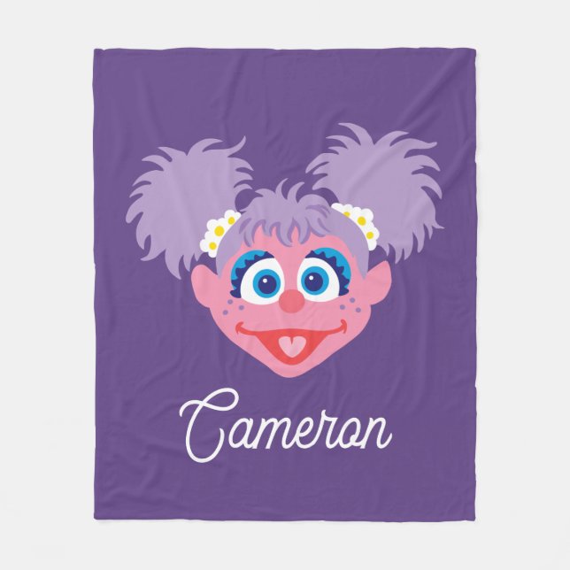 Abby Cadabby-ansikte Fleecefilt (Framsidan)