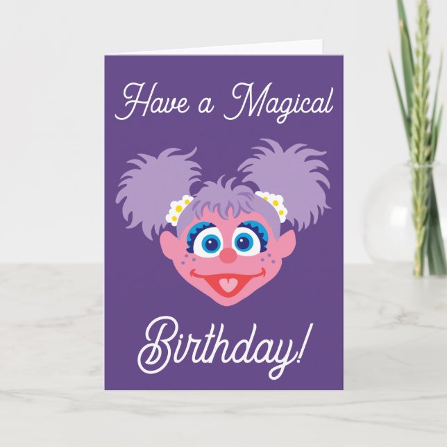 Abby Cadabby-ansikte Kort (Framsida)