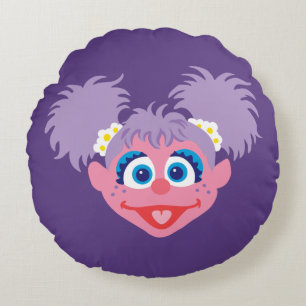 Abby Cadabby Ansikte Rund Kudde