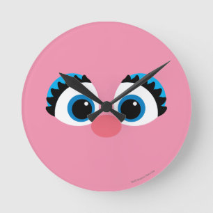 Abby Cadabby Big Ansikte Rund Klocka