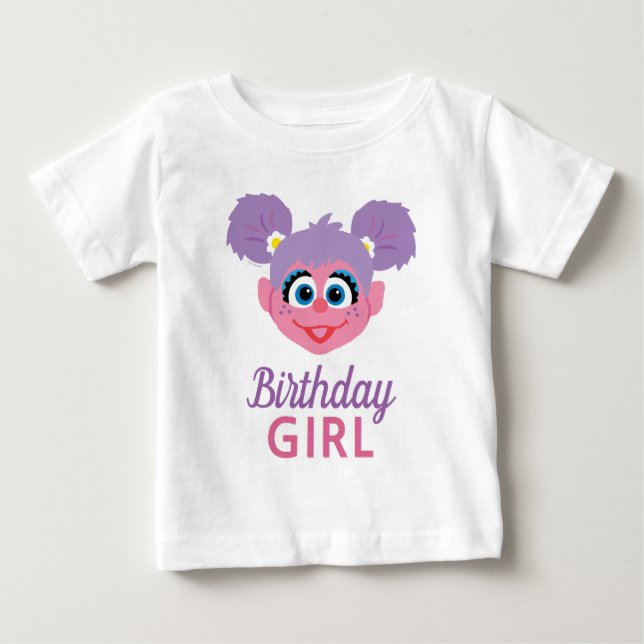 Abby Cadabby | Blomster Ansikte | Födelsedagsflick T Shirt (Framsida)