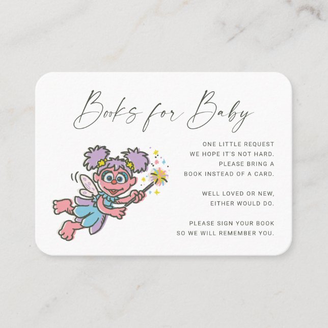 Abby Cadabby Bok-begäran infoga Placeringskort (Framsida)