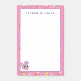 Abby Cadabby Cupcake Festsmönster Post-it Block