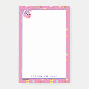 Abby Cadabby Cupcake Party Mönster Post-it Block