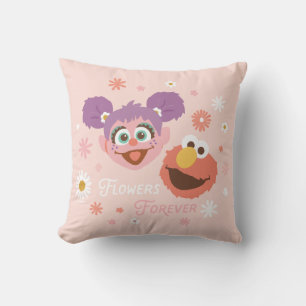 Abby Cadabby & Elmo   Blommor för evigt Kudde