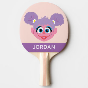 Abby Cadabby Flower Ansikte Lägg till ditt nam Pingisracket